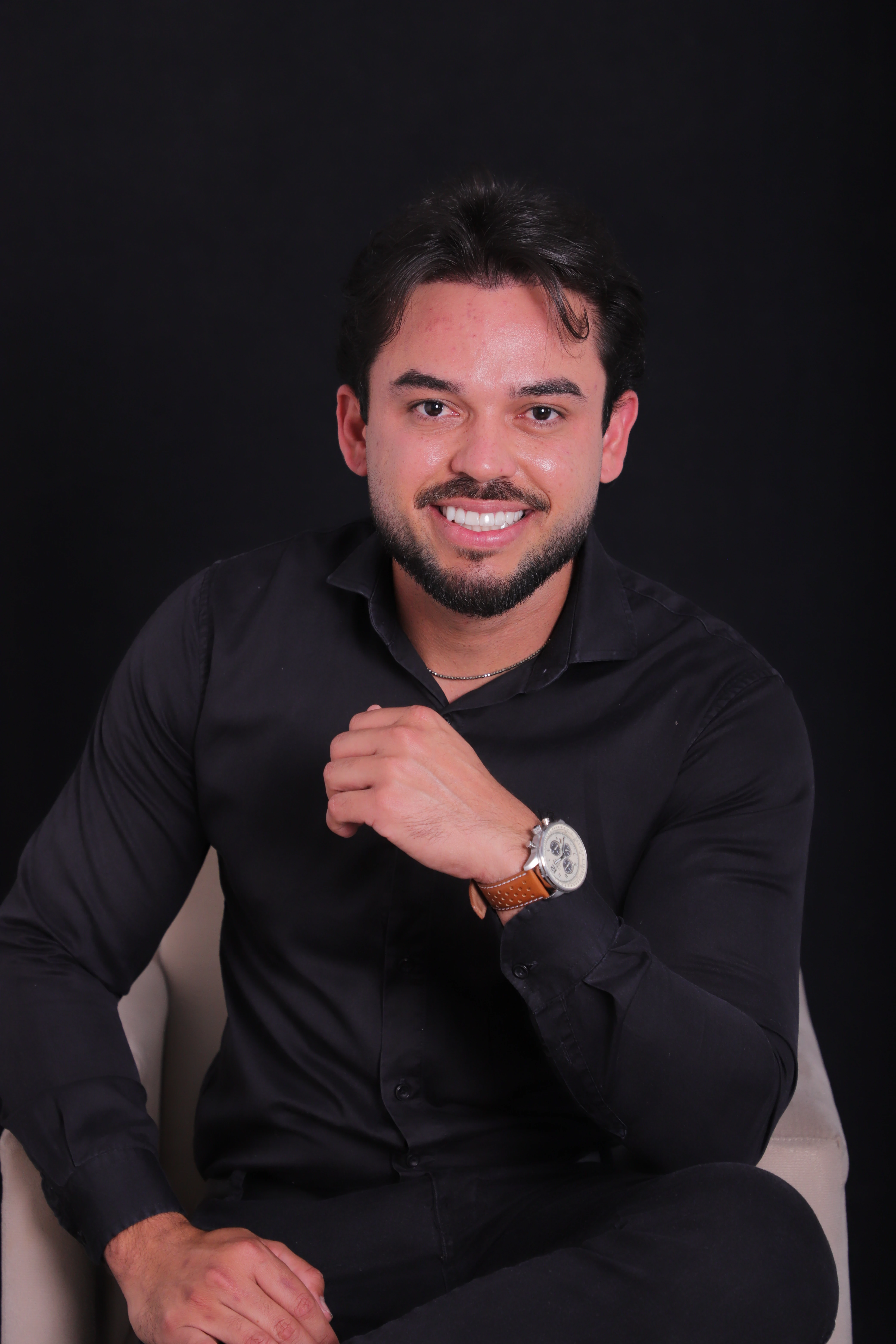 Acássio Vilmar de camisa preta